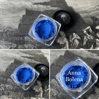 Image 1 of Anna Bolena - Royal Blue Satin Eyeshadow - Amore E Morte Collection - Vegan Makeup Goth Gothic Lolit