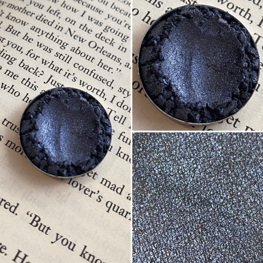 Image of Into the Void - Muted Navy Blue Eyeshadow - Vegan Makeup Goth Gothic Lolita Country Goth Witch