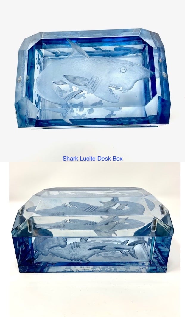 Image of Lucite Desk Boxes - 4 designs