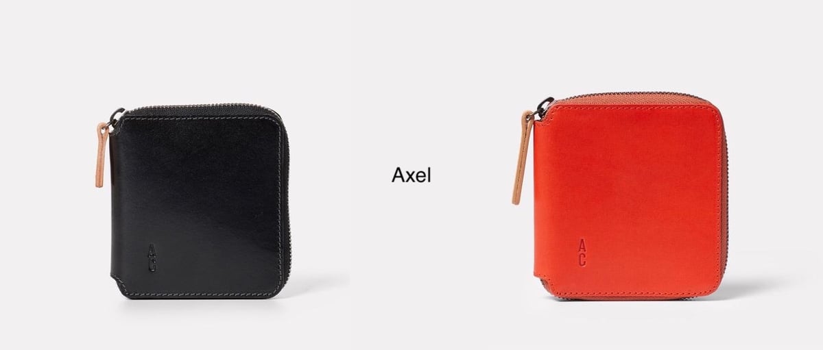 Image of Ally Capellino Wallets (in Black and Tomato)