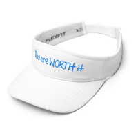 Image 4 of "You are WORTH it" Visor