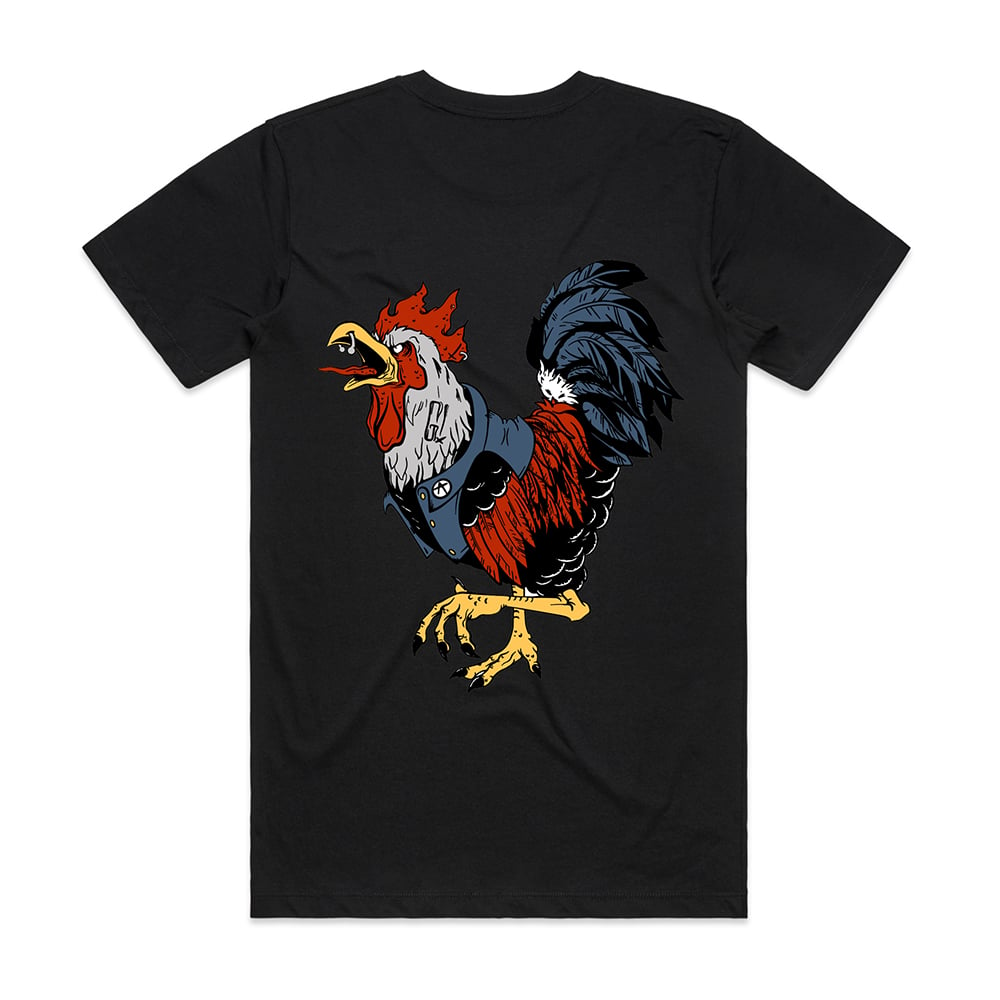 Chill Doom Cock Black T-shirt