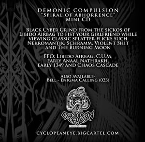 Image of Demonic Compulsion - Spiral of Abhorrence (Ltd Ed- 100 Units)