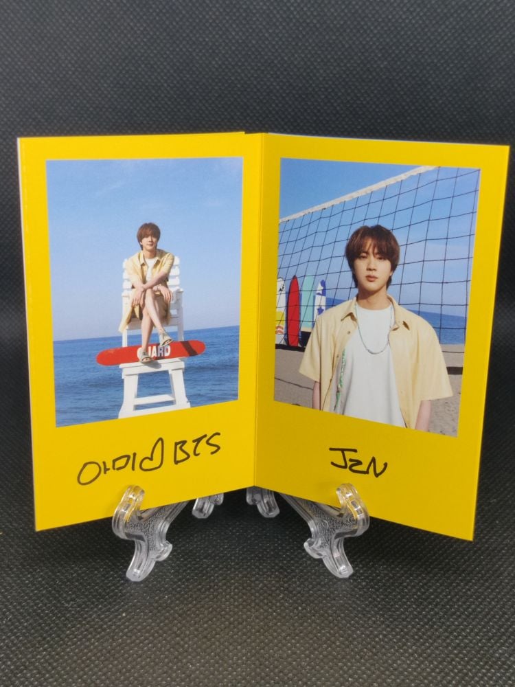 BTS Jin Weverse Proof 3 Cut + Butter 4 Cut Photo + Game