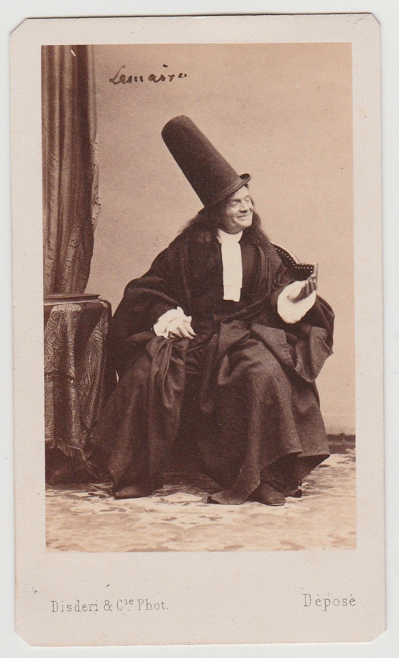 Image of Disdéri: smiling Lemaire, opéra comique, ca. 1860