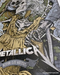 Image 4 of Metallica: Nothing Else Matters Official Black Album 2021 Poster