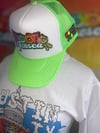 Neon Green + White 2 Tone Mexotic Fresca Trucker Hat