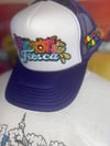 Purple + White 2 Tone Mexotic Fresca Trucker Hat