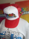 Red + White 2 Tone Mexotic Fresca Trucker Hat