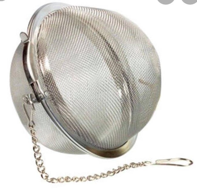 Tea Ball Infuser (Stainless Steel) | Divine Essence Herbal Remedies