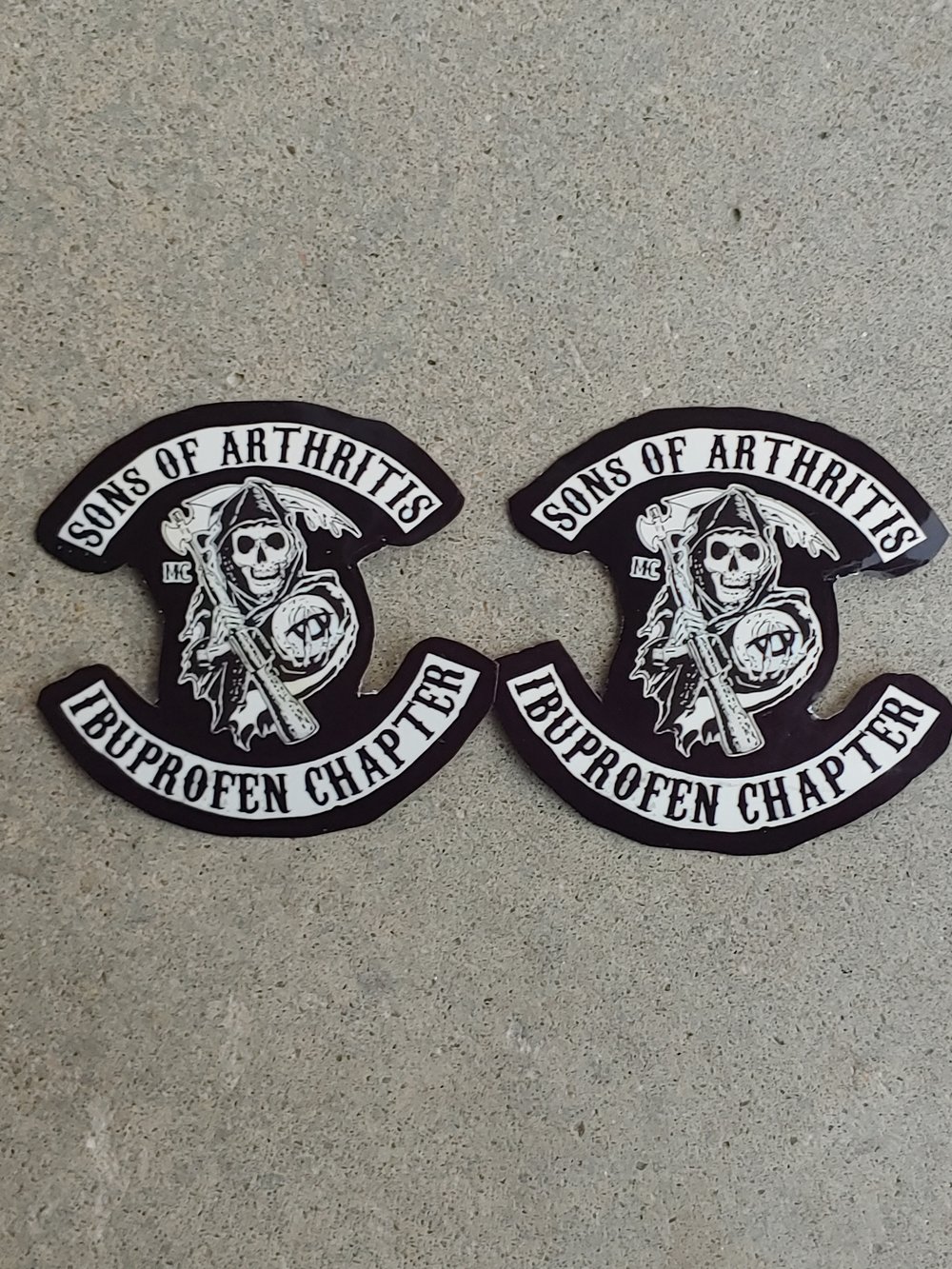 Image of Sons of arthritis sticker pack