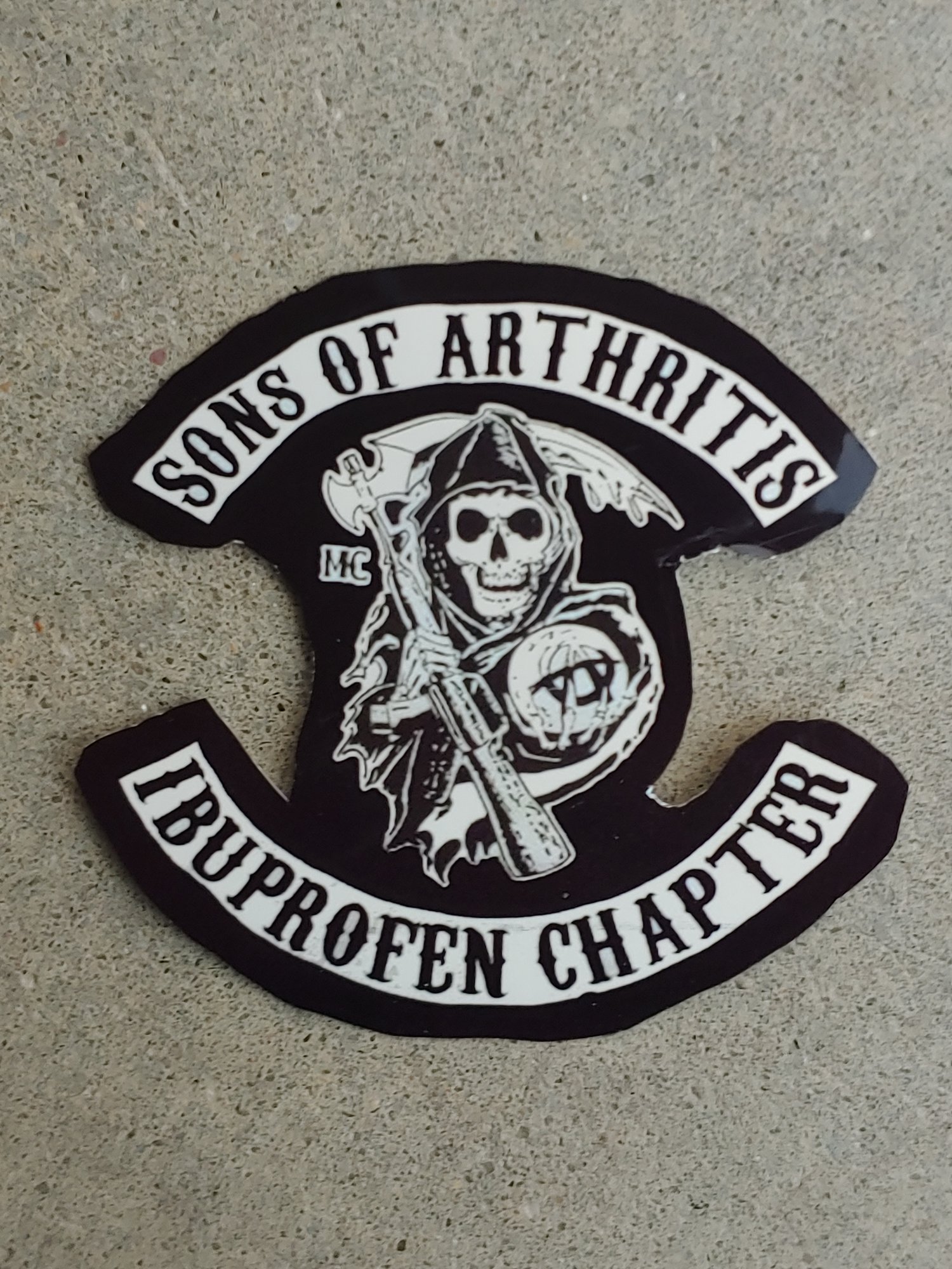 Image of Sons of arthritis sticker pack