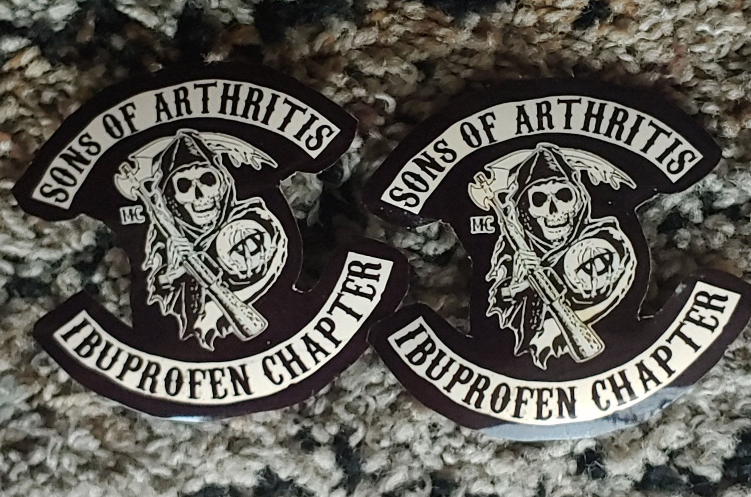 Image of Sons of arthritis sticker pack