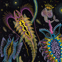 Image 3 of CRYSTALLINE LIFEFORMS v1 •  Original Framed Painting 