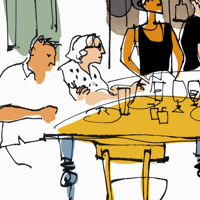 Image of Sunday lunch, Brockley