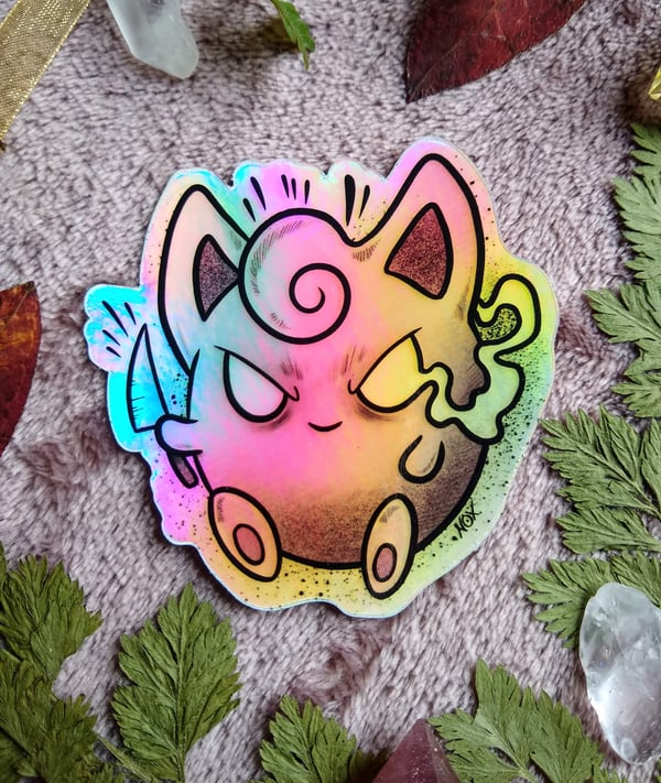 Image of Jigglypuff holo sticker