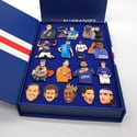 Pin Badge Collectors Display Box for Rangers Pin Badges | Gift Pin Badge Collectors Box w/ Lid  