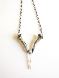 Image 1 of Antler quartz necklace piece 