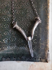 Image 3 of Antler quartz necklace piece 
