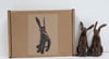 Brown hare needle felting kit