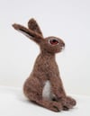 Brown hare needle felting kit