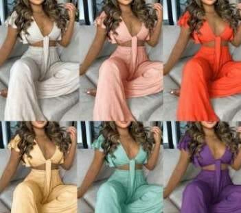 Crop Tie 2 Piece Set