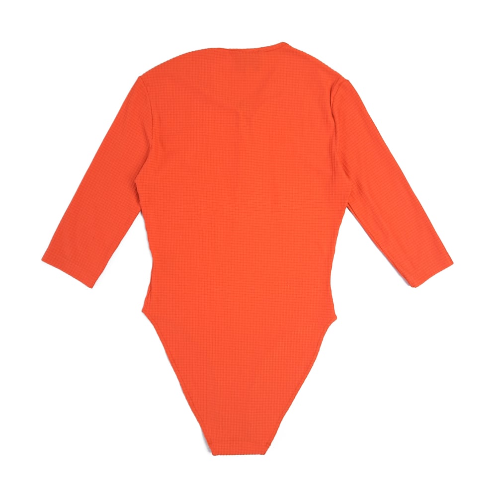 Image of Versace Jeans Couture Orange Bodysuit