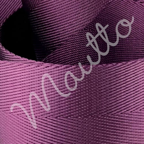 Image of Regal Purple Adjustable Strap for Bags - Luxurious Satin Nylon, 1.5" Wide - U Shape #16XLG Hooks