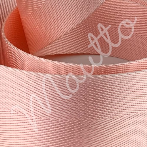Image of Light Pink Adjustable Strap for Bags - Luxurious Satin Nylon, 1.5" Wide - U Shape Style #16XLG Hooks