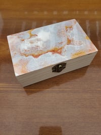 Image 1 of White Gold & Bronze Box 
