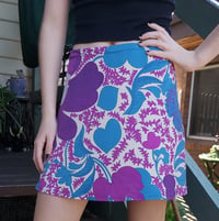 Image 1 of Blue/lilac floral Kat skirt