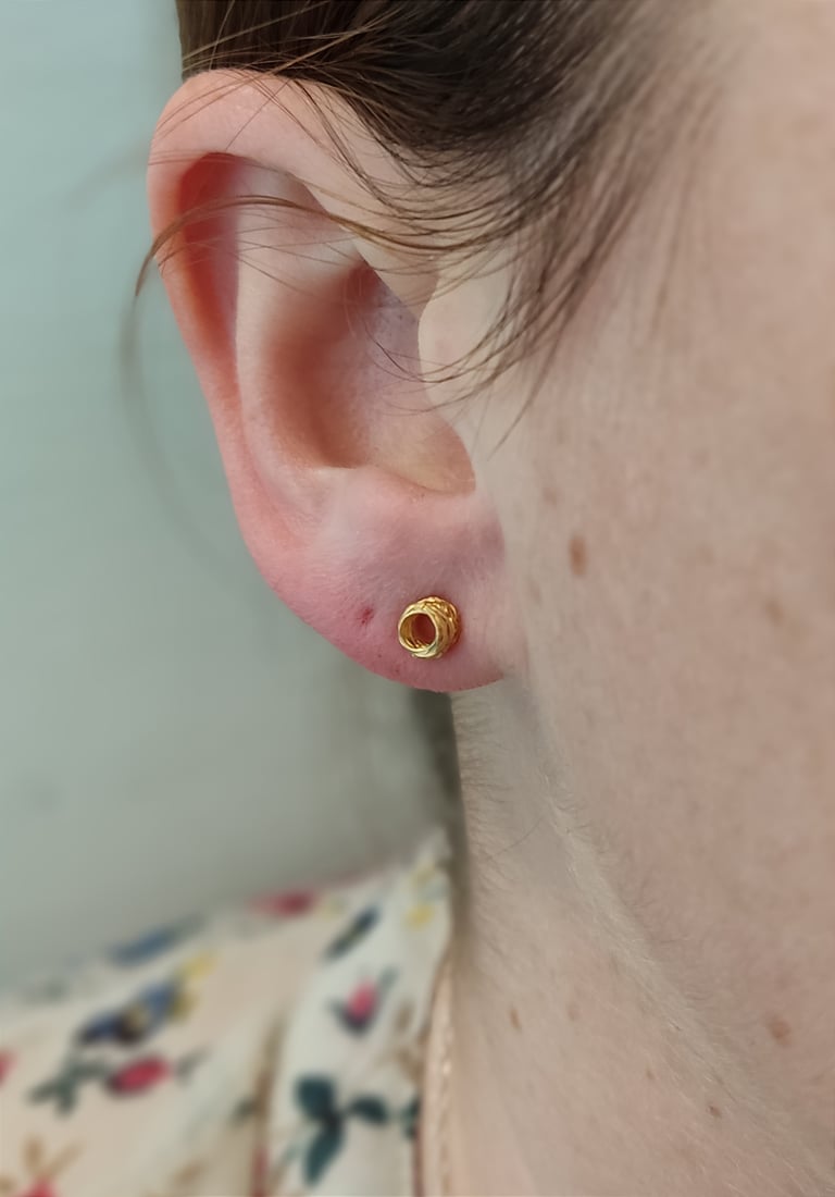 Wrapped Nest Studs  Image 2