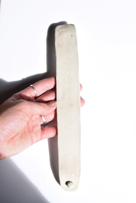 Image of Ceramic incense holder (Bone)