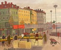 20th Century Swedish School ‘Continental Street Market’ DF