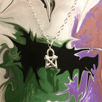 Image 2 of Mini Cross-lock Box Necklace