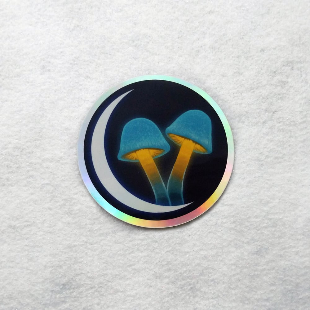 Image of Moon Shrooms Sticker