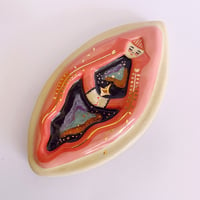 Image 2 of Large Vulva Goddess Trinket Plate 