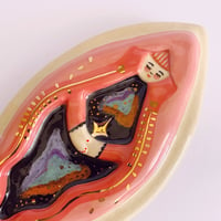 Image 3 of Large Vulva Goddess Trinket Plate 