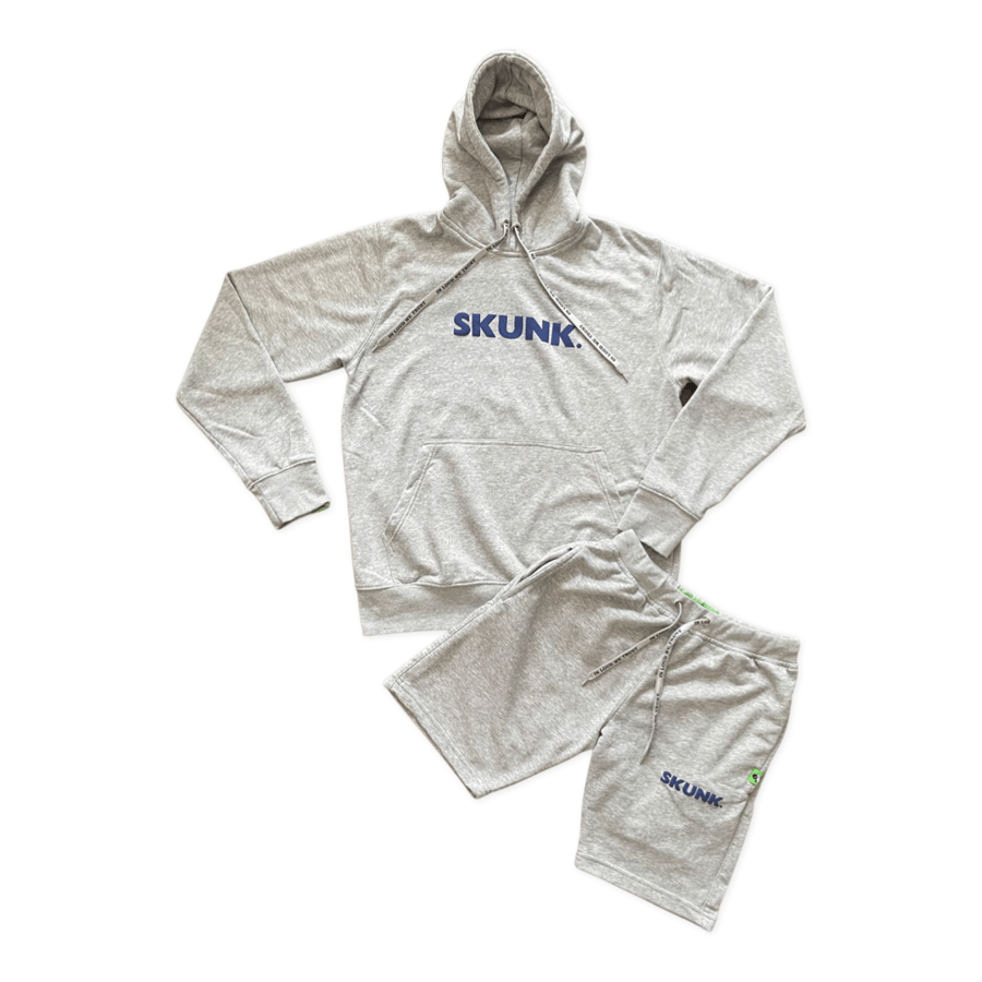 Image of Skunk the world tour hoodie (grey/navy)