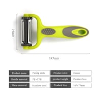 Image 14 of 3 In 1 Rotary Peeler Fruit Vegetables Cabbage Graters Salad Carrot Potato Slicer Kitchen 