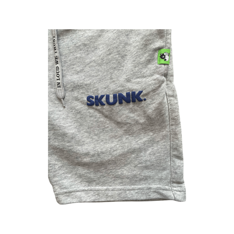 Image of Skunk. French Terry shorts (grey/Navy) slim fit