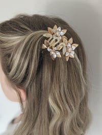 Image 2 of Lotus Serpent hair pins