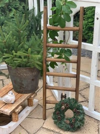 Image 1 of Wooden ladder # CHRISTMAS PROPS * BROWN