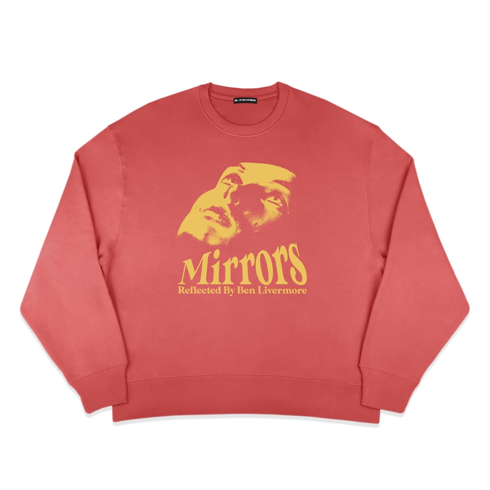 Image of Mirrors Sweatshirt (Pastel Red) 