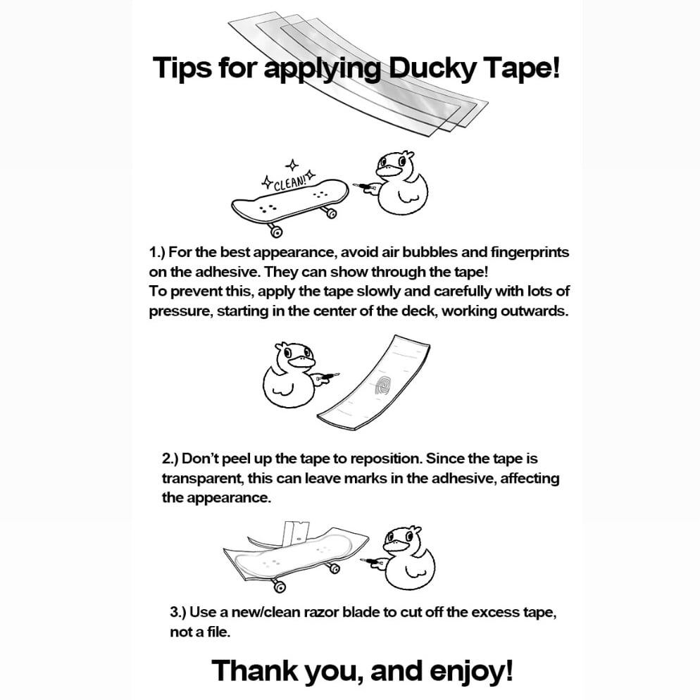 CLEAR DUCKY TAPE
