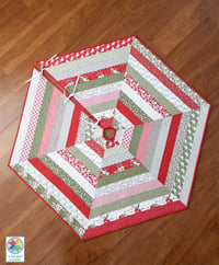Image 4 of Holly Jolly Christmas Tree Skirt Pattern - Paper Pattern 