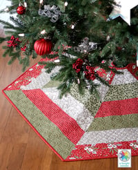 Image 5 of Holly Jolly Christmas Tree Skirt Pattern - Paper Pattern 