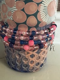 Image 4 of Blue Dream Flower | Tumbler Bracelet Stack