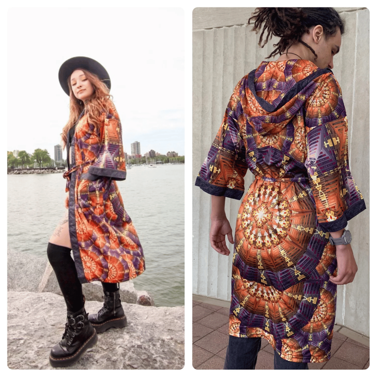 Image of "Elevation Temple" Remix v2 Kimono (Link in Description), w/ Ground Score