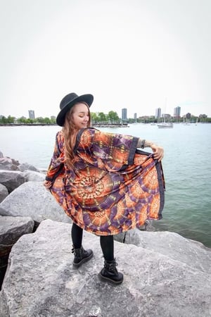 Image of "Elevation Temple" Remix v2 Kimono (Link in Description), w/ Ground Score